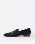 Evening Tassel Raven Black Tuxedo With Hand Embroidered Beeds