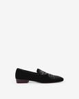 Evening Tassel Raven Black Tuxedo With Hand Embroidered Beeds