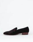 Evening Tassel Raven Black Tuxedo With Hand Embroidered Beeds
