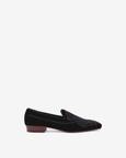 Evening Tassel Raven Black Tuxedo With Hand Embroidered Beeds