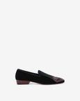 Evening Tassel Raven Black Tuxedo With Hand Embroidered Beeds