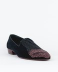 Evening Tassel Raven Black Tuxedo With Hand Embroidered Beeds
