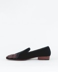 Evening Tassel Raven Black Tuxedo With Hand Embroidered Beeds