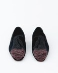 Evening Tassel Raven Black Tuxedo With Hand Embroidered Beeds