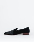Evening Tassel Raven Black Tuxedo With Hand Embroidered Beeds