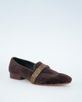 Ash Brown With Gold Stripe Embriodery Tuxedo