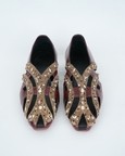 Classic Brown Dusk Embellish Cut Jutti