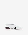 Classic White Criss-cross Strap Sandal