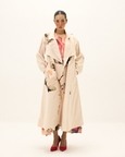 Clay Echo Trench Coat