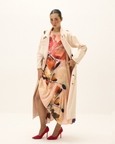 Clay Echo Trench Coat