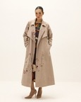 Taupe Trench Coat