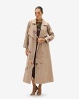 Taupe Trench Coat