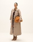 Taupe Trench Coat