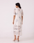 Larisa Zodiac Print Handwoven Dress