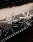 Lotus Figurine Set - Clear Iradescent
