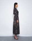 Wrap Dress in Silva Print