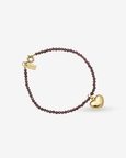 Garnet Beaded Bracelet