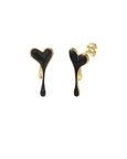 Melting Enamel Heart Earring