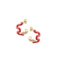 Swirl Enamel Hoops