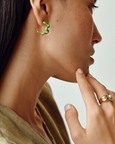 Swirl Enamel Hoops