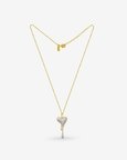Melting Enamel Heart With Anchor Chain