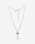 Xl Melting Heart With Paperclip Chain