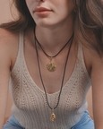 Cord Soliel Charm Necklace