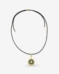 Cord Cosmic Malachite Charm Necklace