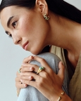 Swirl Enamel Hoops
