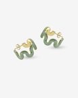 Swirl Enamel Hoops
