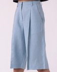 March Linen Pleated Shorts