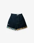 Modern Chaupar High Waisted Denim Shorts