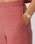 Moira Handwoven Denim Pants