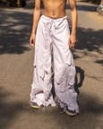 Panel Fringed Trousers