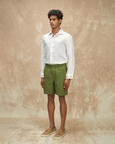 Drawcord Linen Shorts