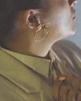 Vortex Earring With Stud Single Ear