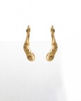 Oak curved earrings