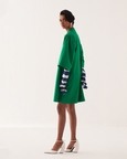 Emerald Applique Dress