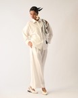 Botanica Ivory Sky Appliqué Top