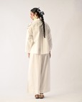 Botanica Ivory Sky Appliqué Top