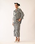 Revolt B&w Midi Skirt