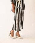 Revolt B&w Midi Skirt