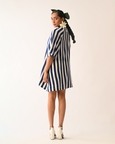 Revolt Rb Trench Aline Short Appliqué Dress