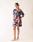 Liberty Rb Bubble Sleeve Aline Short Dress
