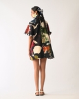 Noir Trench Aline Short Dress