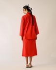 Mono Crimson Psyflora Appliqué Set