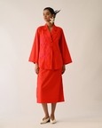 Mono Crimson Psyflora Appliqué Set