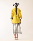Mono Citrus Appliqué Jacket Top