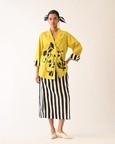 Mono Citrus Appliqué Jacket Top