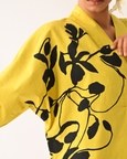 Mono Citrus Sicily Appliqué Dress